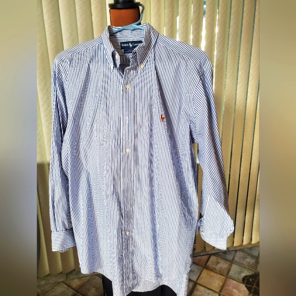 Polo Ralph Lauren men's pinstripe button down shirt